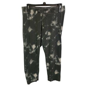 Old Navy Cropped Leggings High Rise Tie Dye Size Large Cotton Spandex Preowned